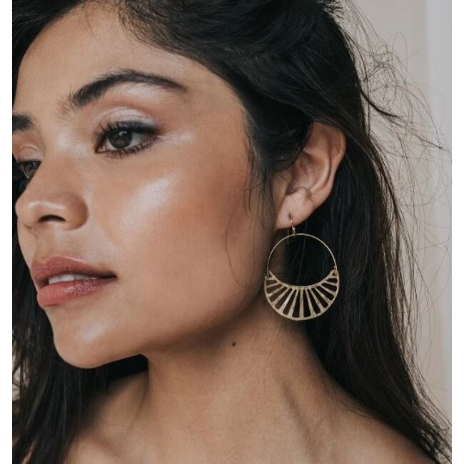 Rajani Gold Hoop Earrings