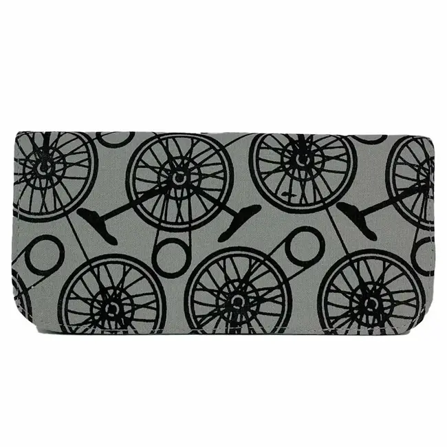 Grey Bikes Long Wallet