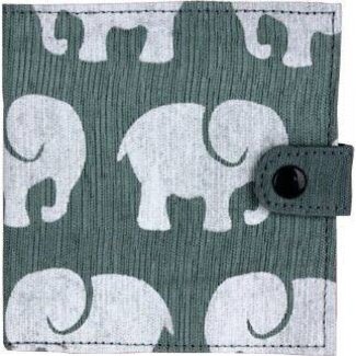 Cambodia Elephants Square Wallet