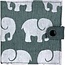 Cambodia Elephants Square Wallet