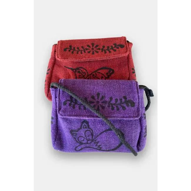 Small Blockprint Purse