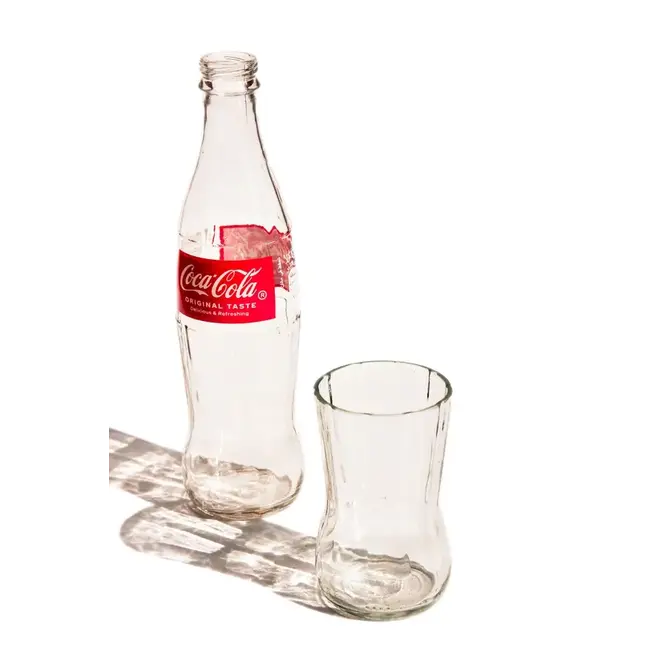 Upcycled Coca-Cola Drinking Glass
