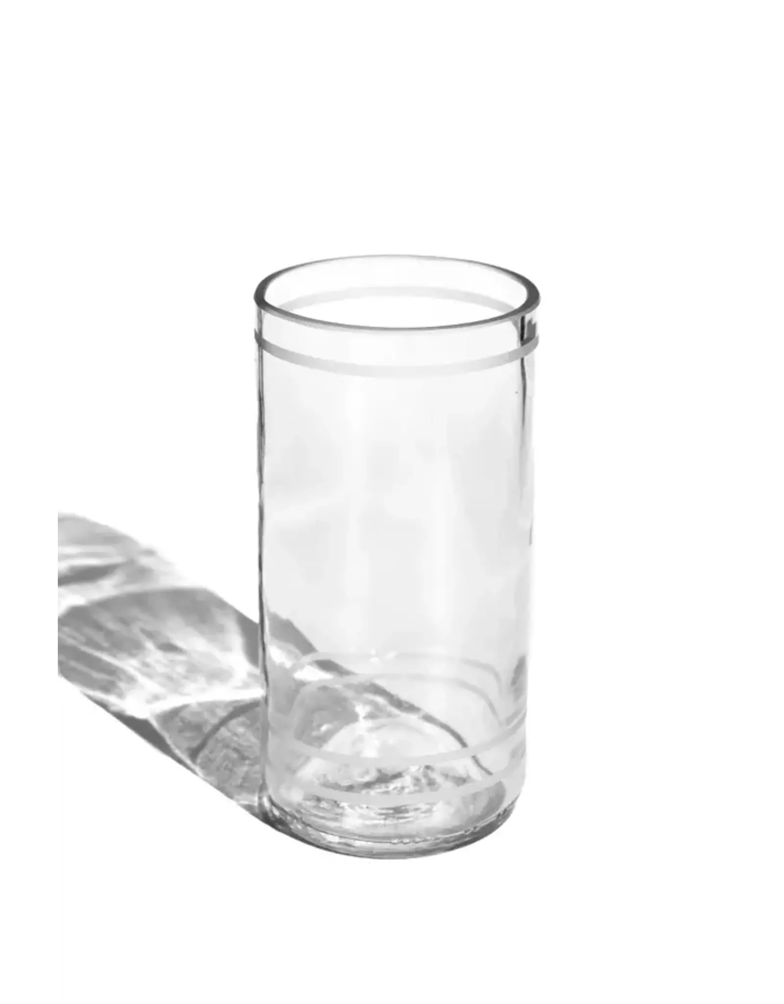 Egypt Upcycled Estekana Drinking Glass - Clear, Egypt