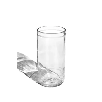 Egypt CLEARANCE Upcycled Estekana Drinking Glass - Clear