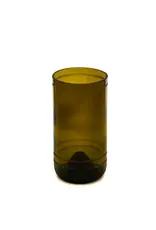 Egypt Upcycled Estekana Drinking Glass - Amber, Egypt
