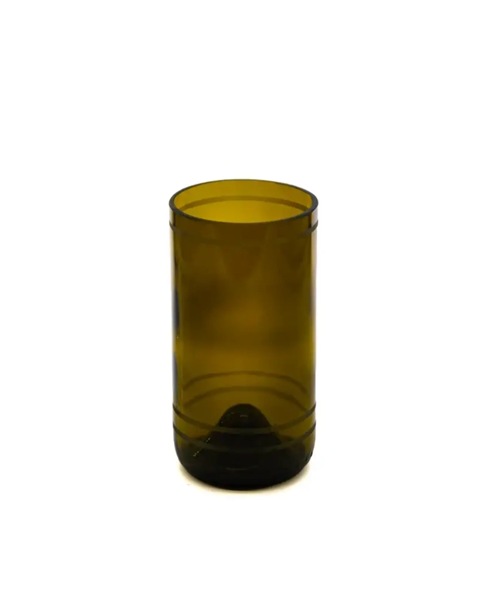 Egypt Upcycled Estekana Drinking Glass - Amber, Egypt