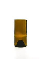 Egypt Upcycled Plain Drinking Glass - Amber, Egypt