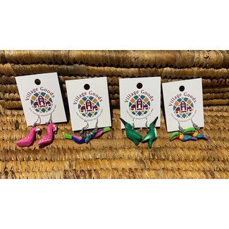 Nicaragua Balsa Animal Earrings