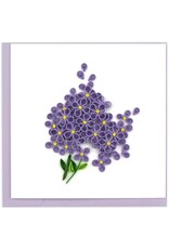 Vietnam Quilled Lilac Flowers Card
