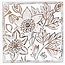 Indonesia Wood Whitewash Wall Art - Passion Flower