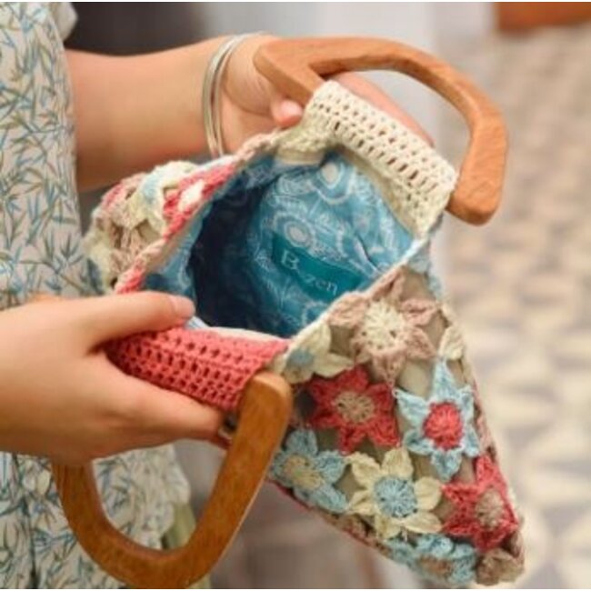 Crocheted Flower Handbag