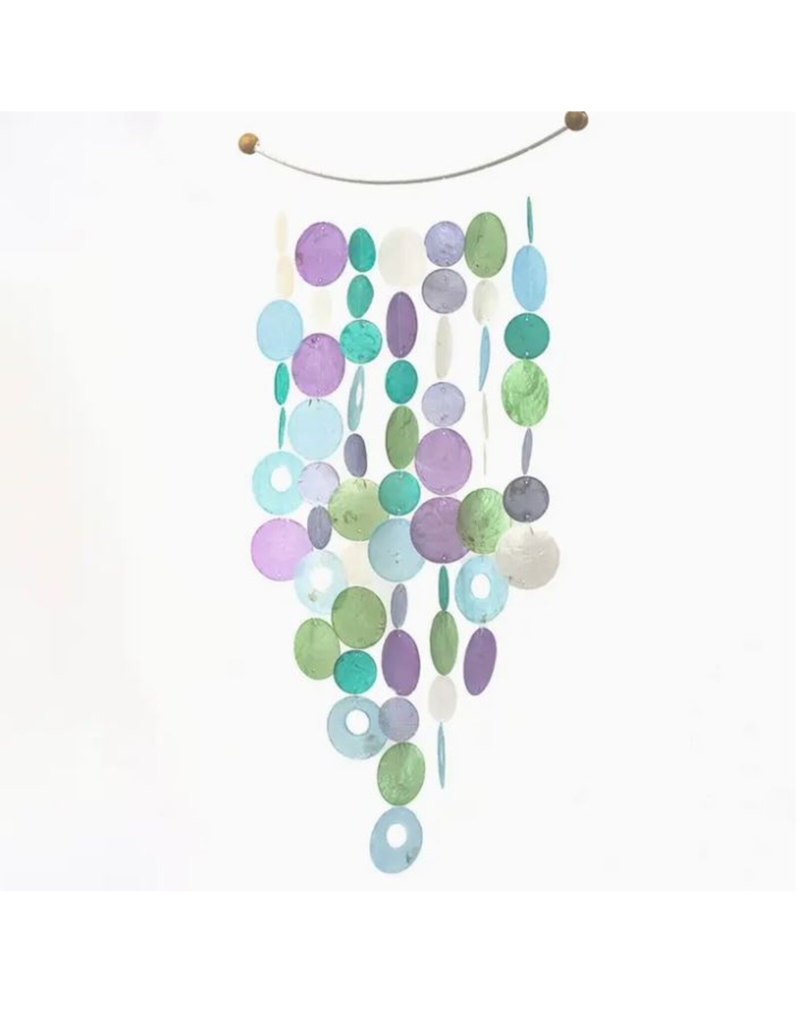 Indonesia Wisteria Inverted Arch Capiz Chime