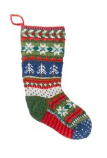 Nepal Knit Christmas Stocking - Festive Fair Isle
