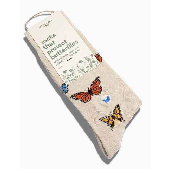 Crew Socks that Protect Butterflies