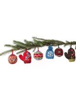 Nepal Wool Knit Noel Ornament, Nepal
