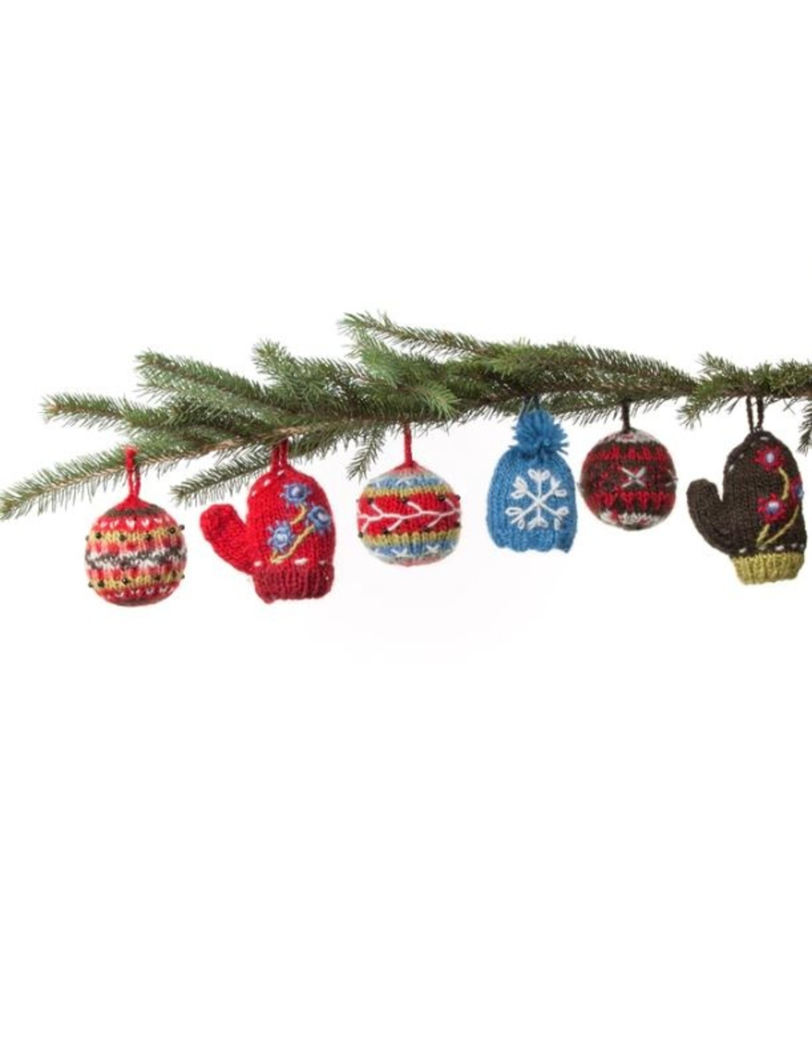 Nepal Wool Knit Noel Ornament, Nepal