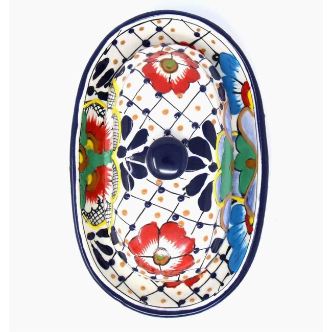 Encantada Butter Dish - Dots & Flowers
