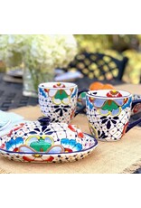 Mexico Encantada Butter Dish - Dots & Flowers