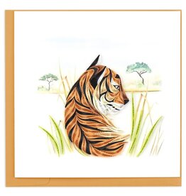 Vietnam Quilled Bengal Tiger Card