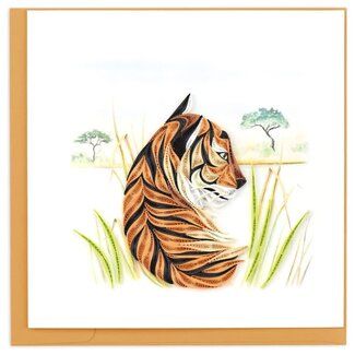 Vietnam Quilled Card -  Bengal Tiger Vietnam Quilled Card -  Bengal Tiger