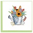 Vietnam Quilling Card - Garden Watering Can