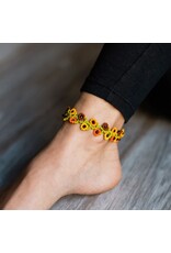 Guatemala Blooming Petals Anklet