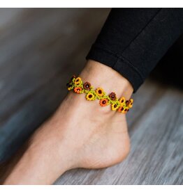 Guatemala Blooming Petals Anklet