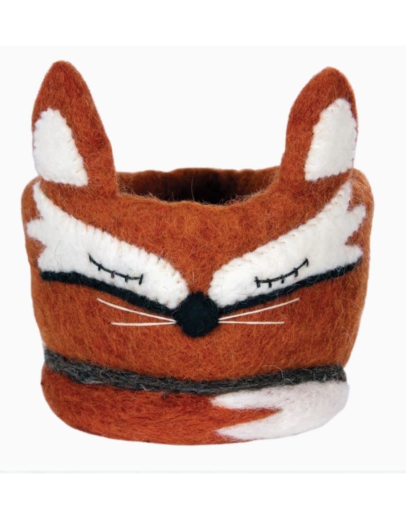 Nepal Fox Felt Pot