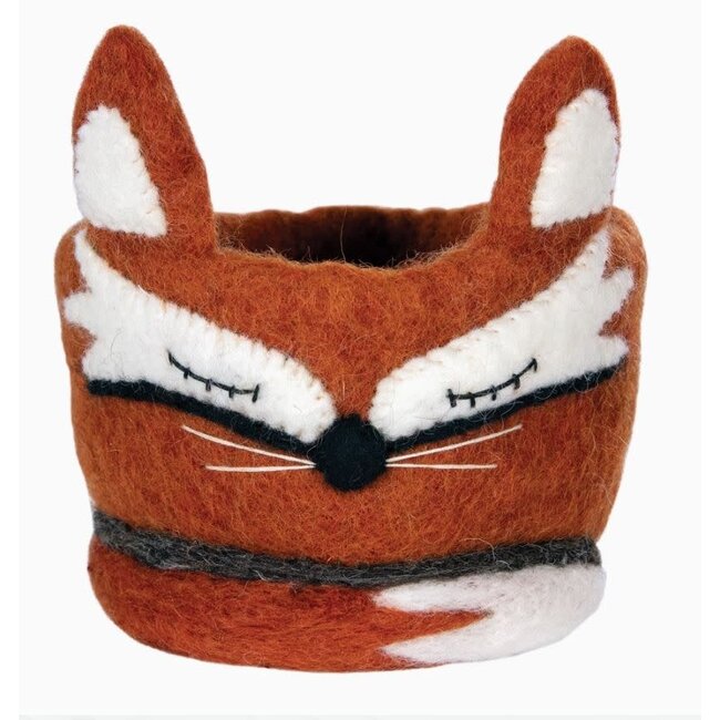 Fox Felt Pot