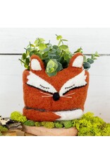 Nepal Fox Felt Pot