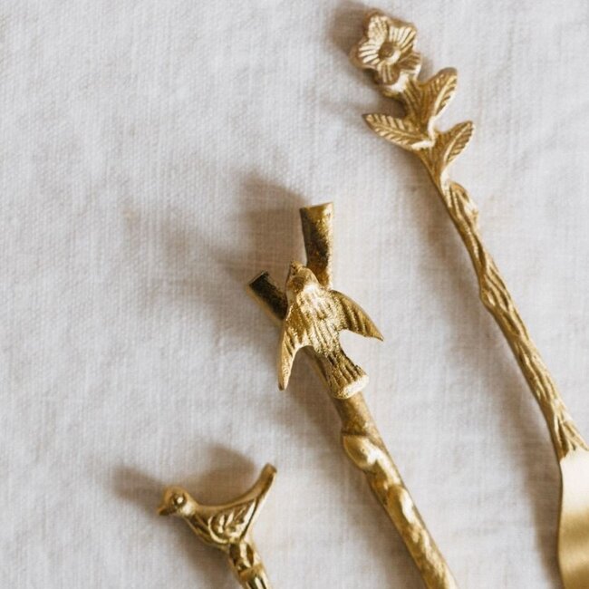 CLEARANCE Adavi Brass Mini Serving Utensils