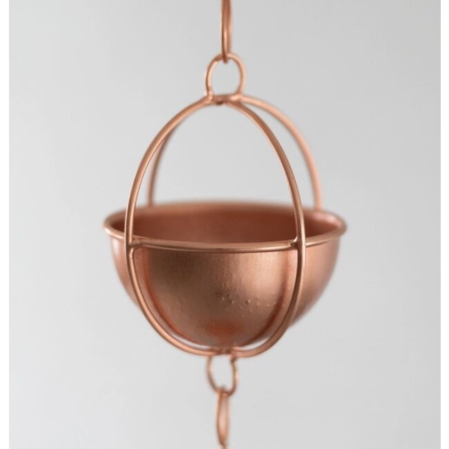 Prava Copper Coloured Rain Chain