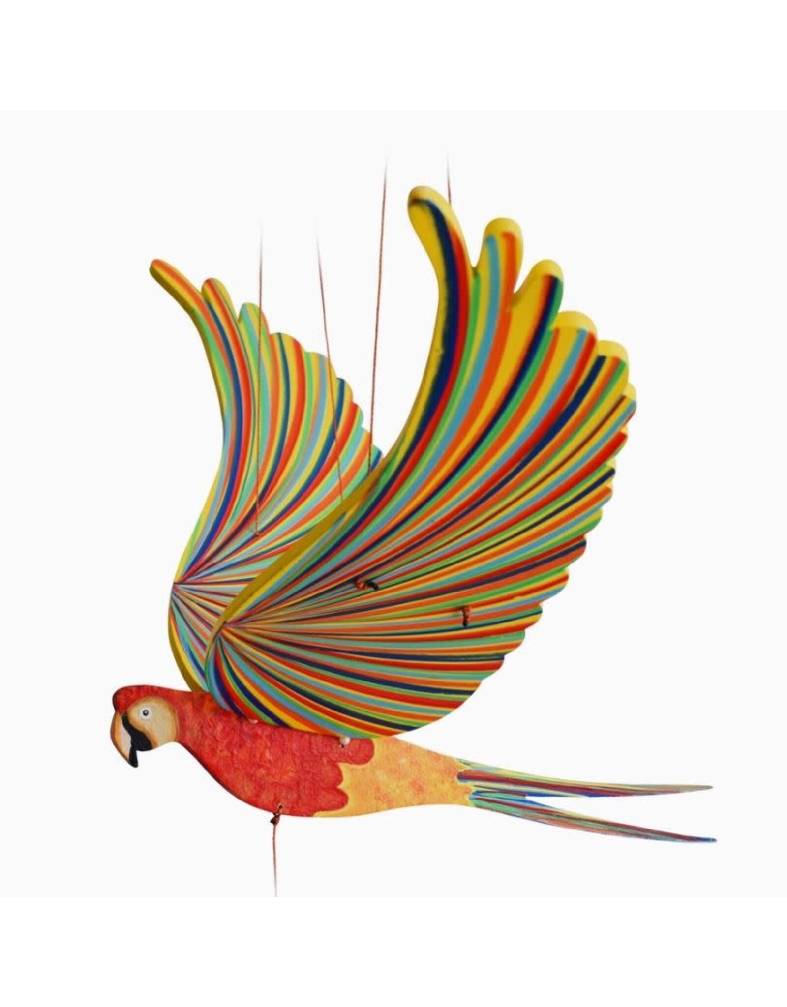 Colombia Macaw Parrot Flying Mobile