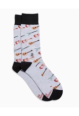India Crew Socks that Support Music - Guitars