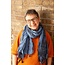 Woven Cotton Scarf - Stormy Seas
