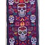 Guatemala Table Runner - Embroidered Sugar Skull 17"x50"