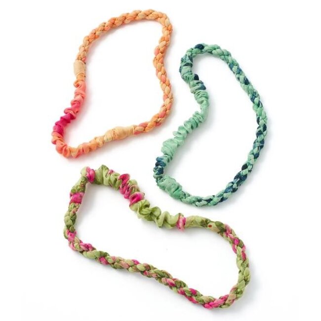 Upcycled Sari Priya Braided Headband