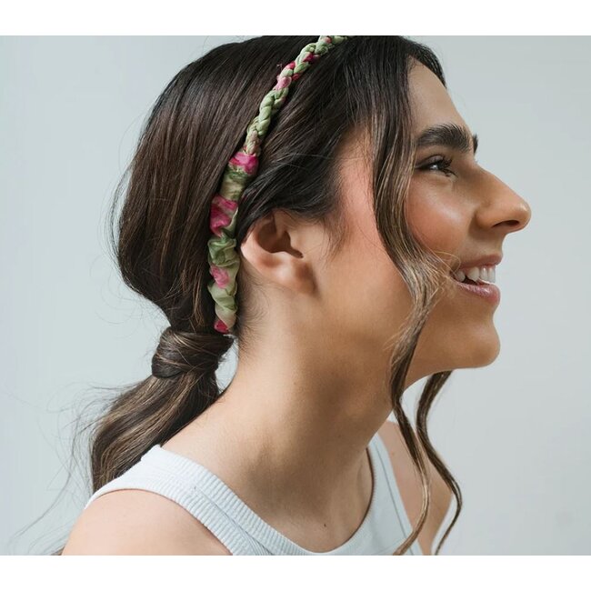 Upcycled Sari Priya Braided Headband