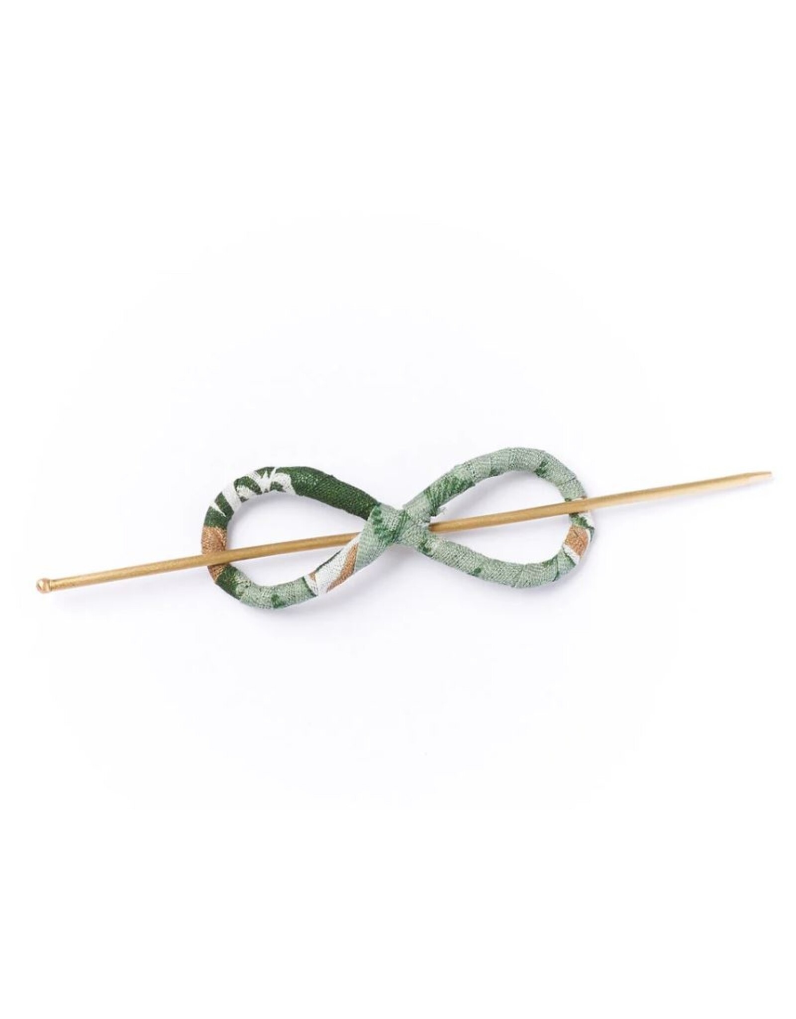 India Upcycled Sari Infinity Hair Pin, India