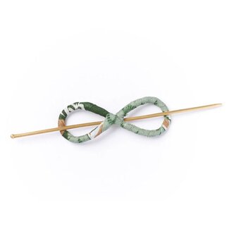 India Upcycled Sari Infinity Hair Pin