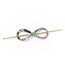 India Infinity Symbol Upcycled Sari Hair Pin