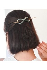 India Upcycled Sari Infinity Hair Pin, India