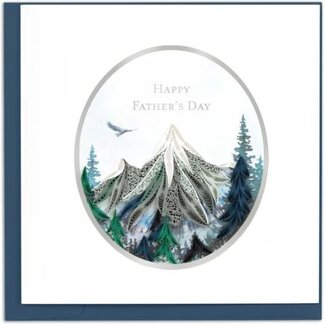 Vietnam Quilled Card - Father's Day Mountain