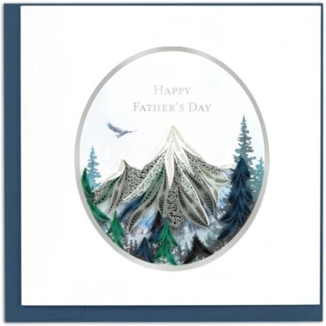Quilled Card - Father's Day Mountain