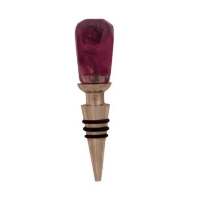 Purple Bottle Stopper