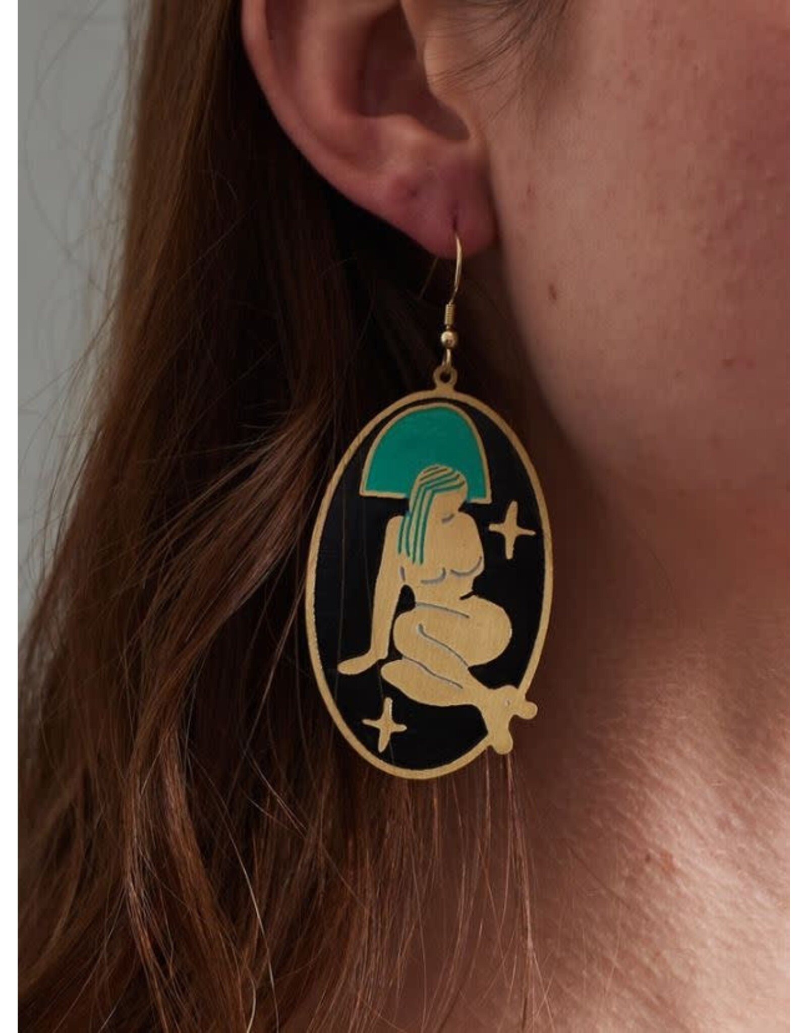 India Curio Earrings, India
