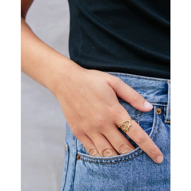 Eye to Eye Ring - Gold