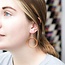 Guatemala Wood Hoop Earrings