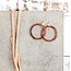 Wood Hoop Earrings