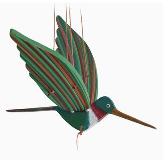 Colombia Flying Mobile - Green Ruby Throated Hummingbird